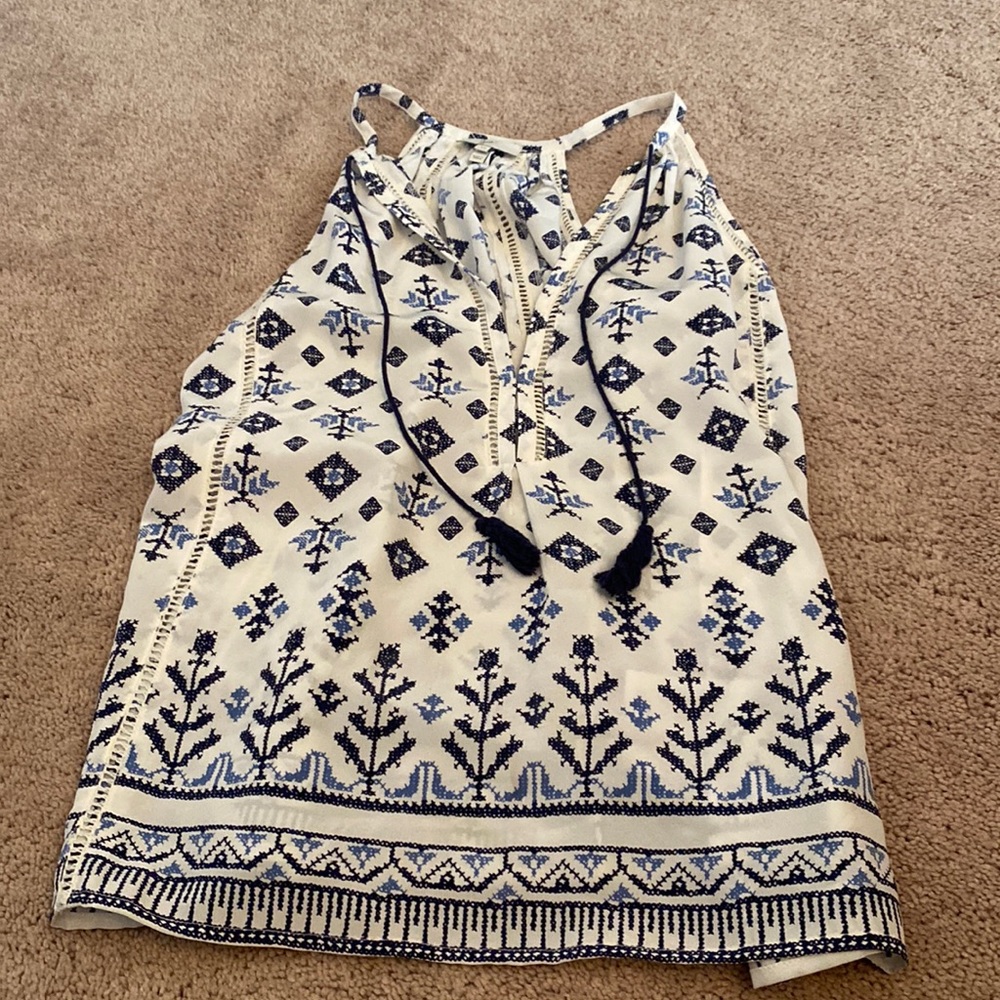 Joie Aztec print tank top